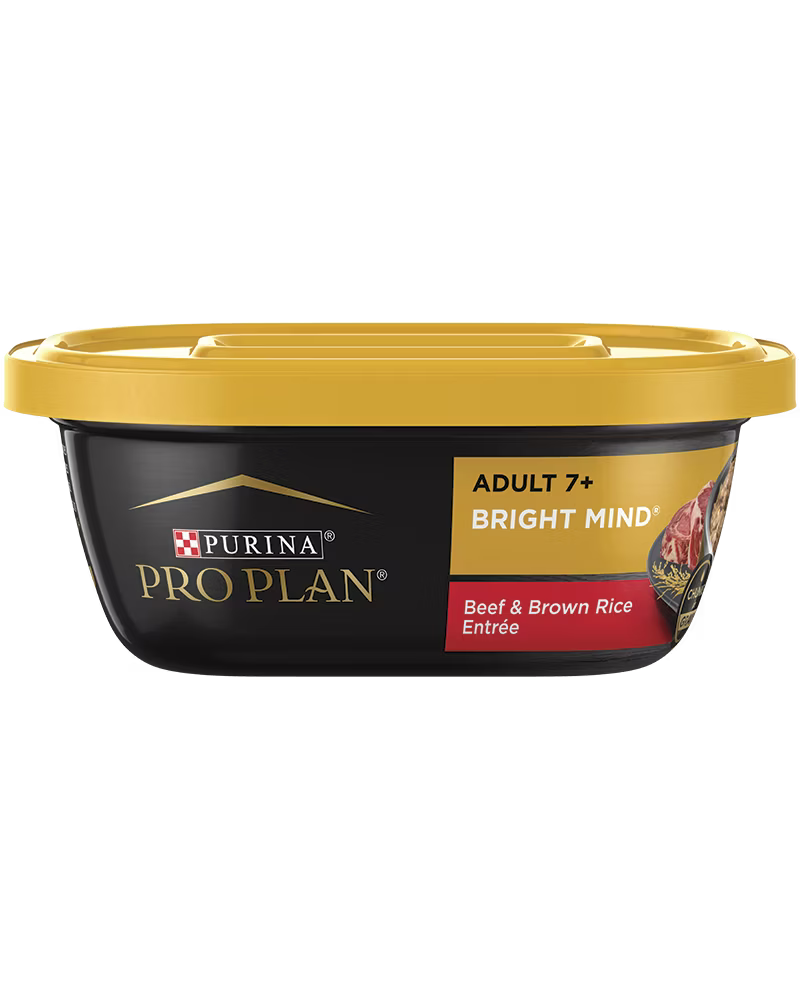 Pro Plan BRIGHT MIND Adult 7+ Beef & Brown Rice Entrée Wet Dog Food