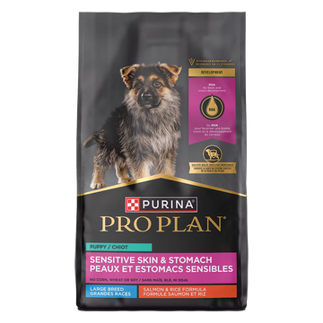 Purina Pro Plan Sensitive Skin and Stomach Puppy Large Breed Salmon & Rice Formula