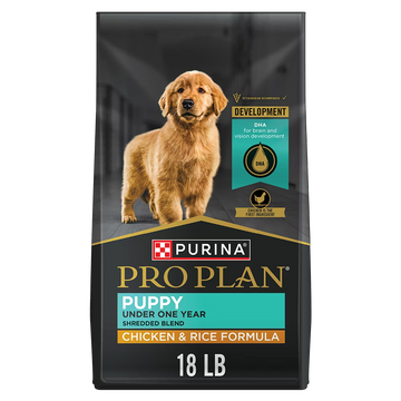 Pro Plan Puppy Shredded Blend Chicken & Rice Formula Dry Dog Food